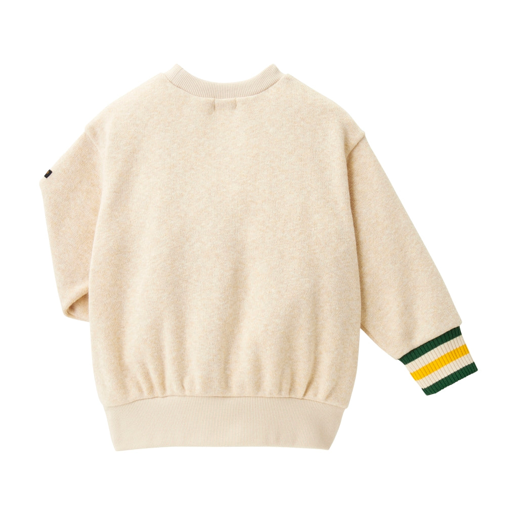 SWEAT SHIRT COTON BLANC DOUBLE B MIKI HOUSE