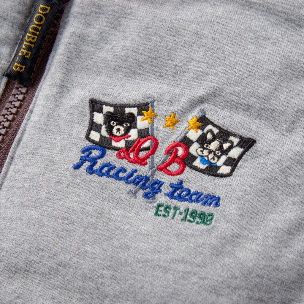 DOUDOUNE BLANCHE SANS MANCHES CIRCUIT DOUBLE B