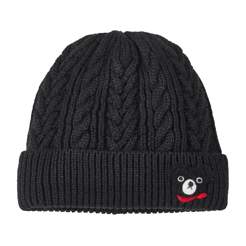 BONNET NOIR DOUBLE B