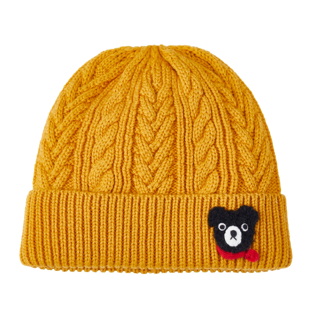BONNET JAUNE DOUBLE B