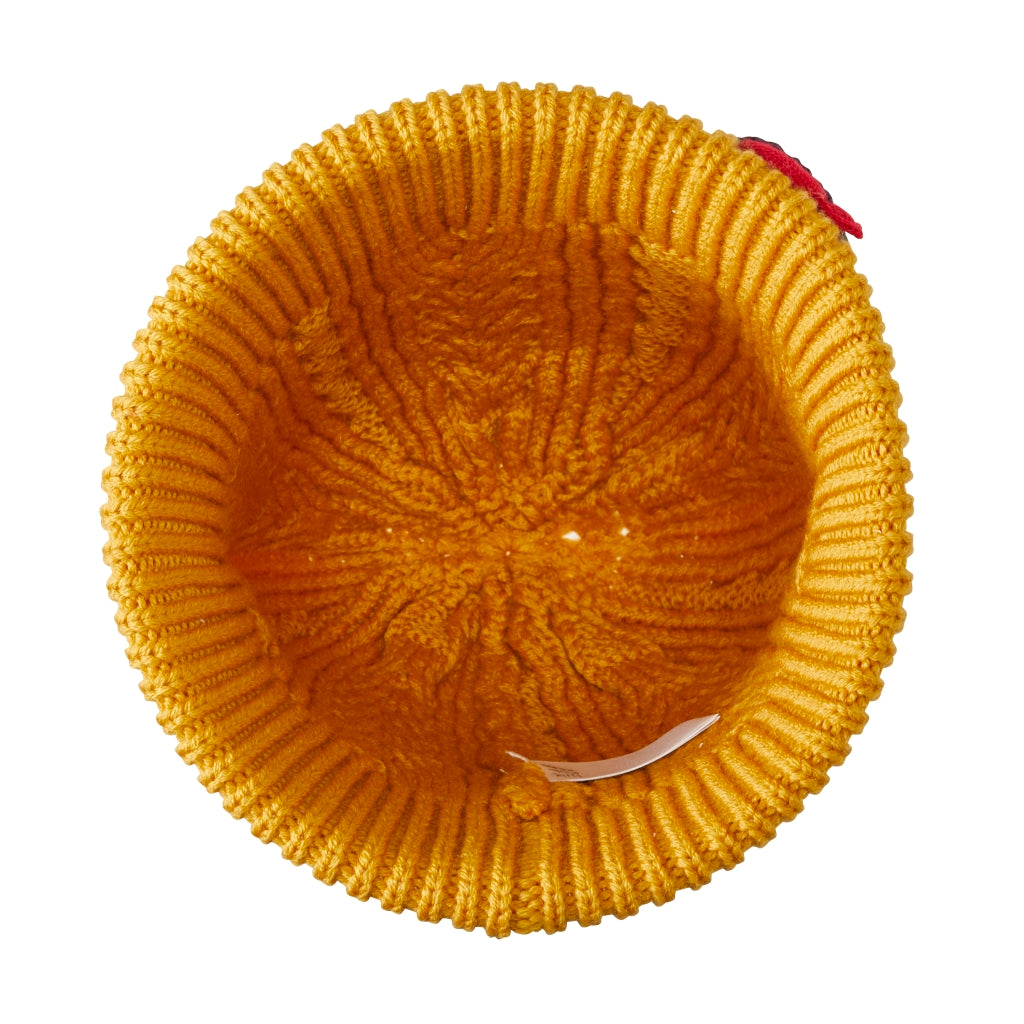 BONNET JAUNE DOUBLE B