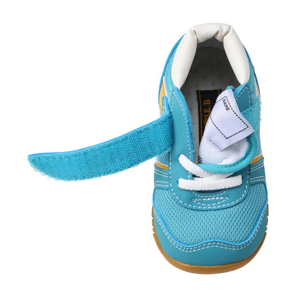BASKETS BÉBÉ TURQUOISES DOUBLE B