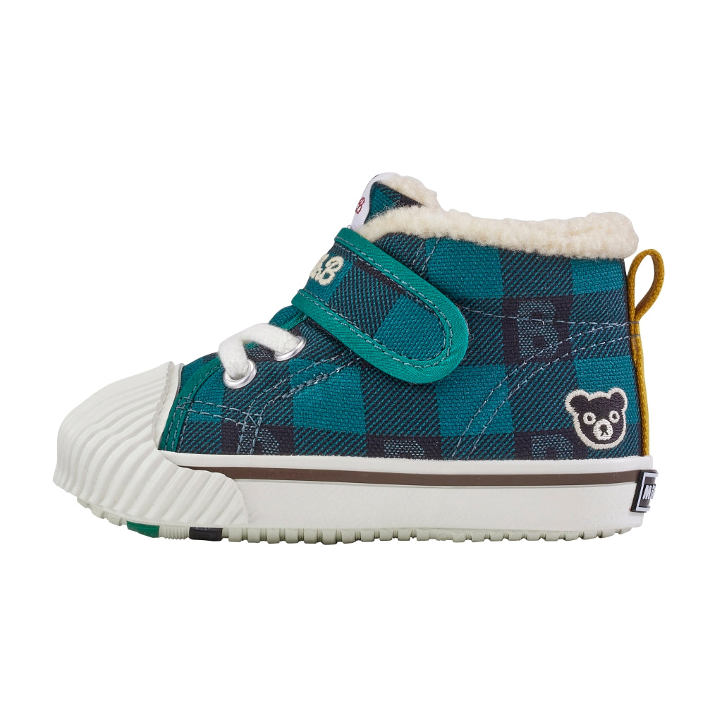 MIKI HOUSE DOUBLE B GREEN SNEAKER