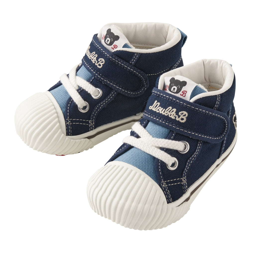 CHAUSSURES BEBE BLEU DOUBLE B MIKI HOUSE