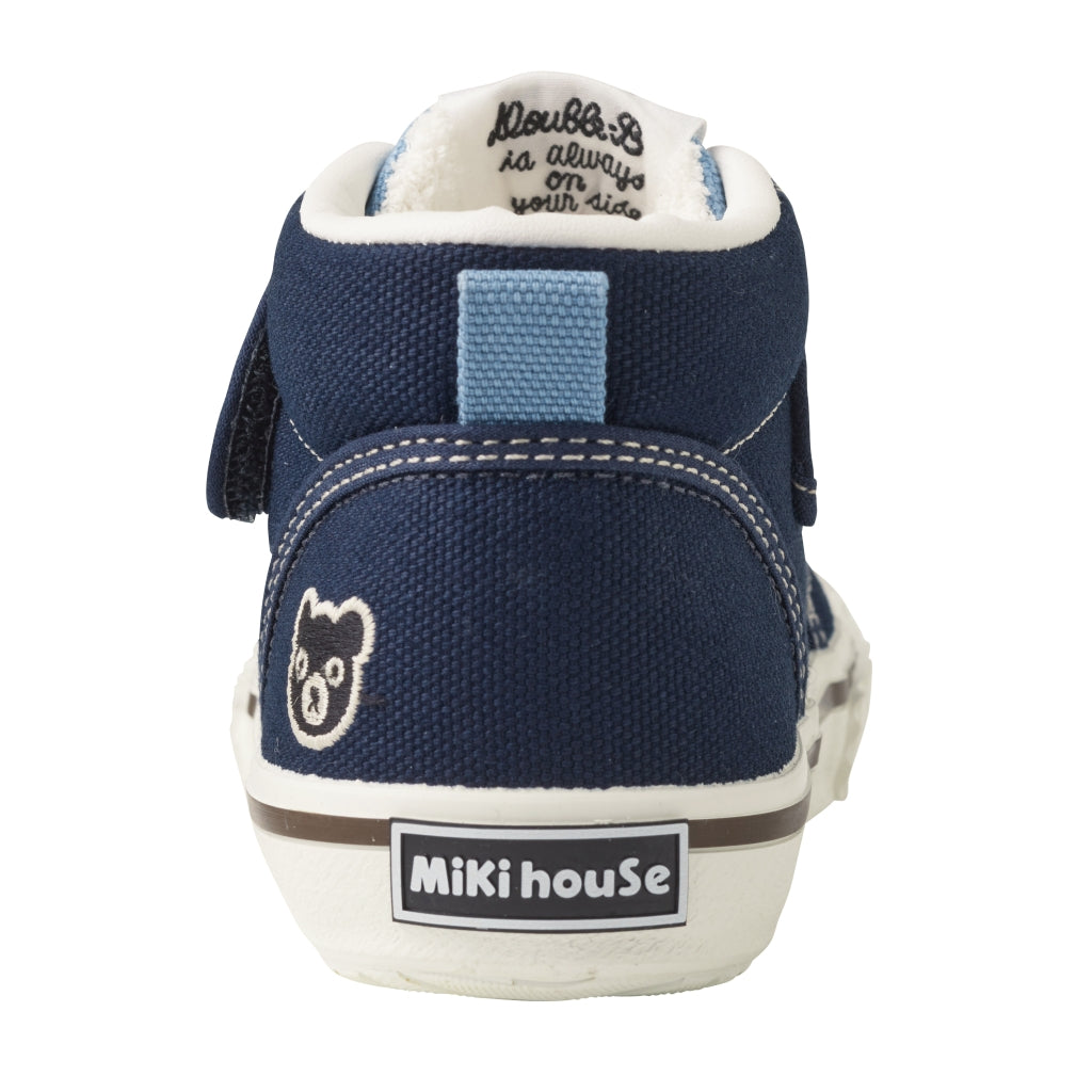 DOUBLE B BLUE BABY SHOES MIKI HOUSE