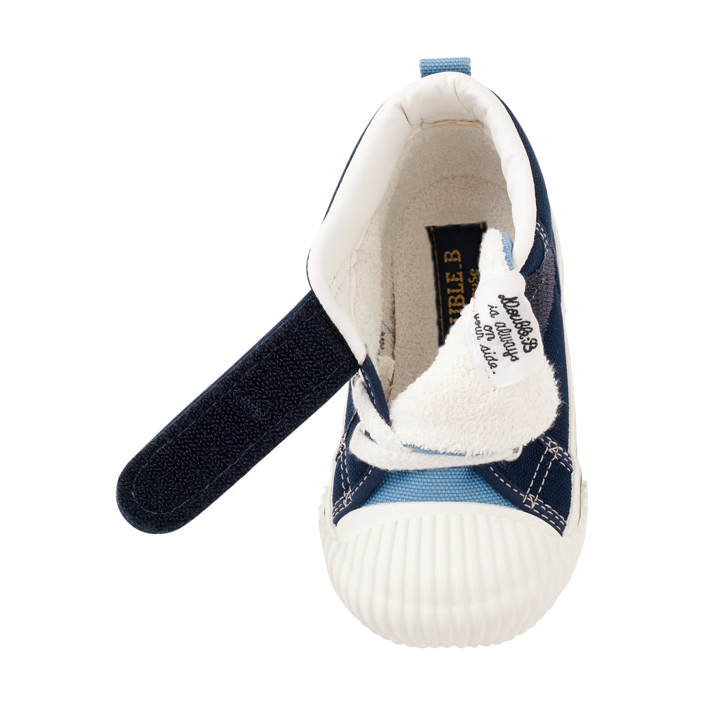 CHAUSSURES BEBE BLEU DOUBLE B MIKI HOUSE