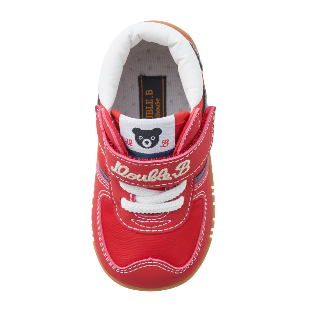 RED DOUBLE B SNEAKERS MIKI HOUSE