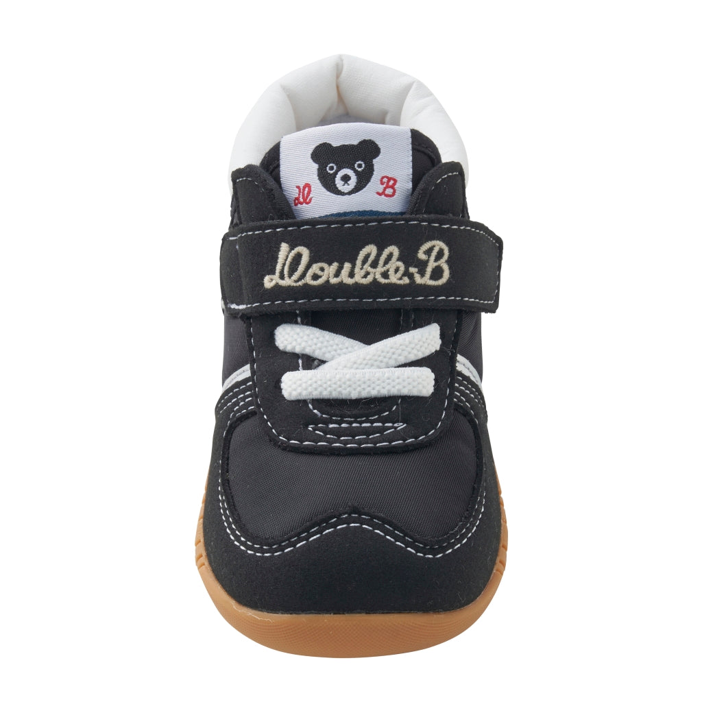 BLACK DOUBLE B SNEAKERS MIKI HOUSE