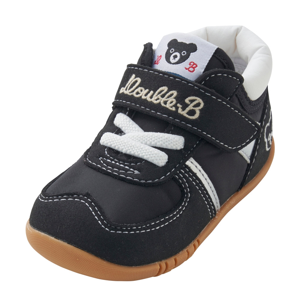BLACK DOUBLE B SNEAKERS MIKI HOUSE