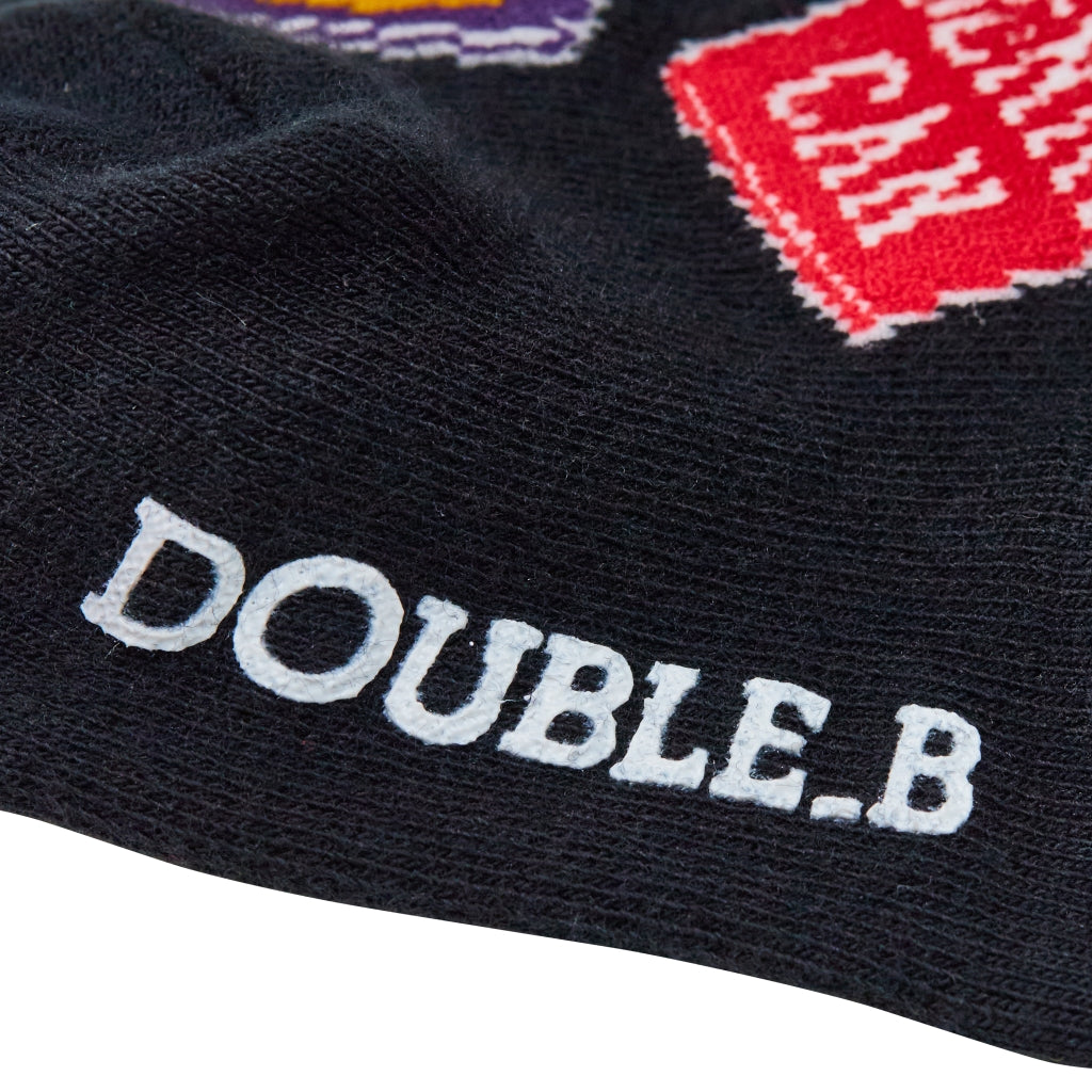 CHAUSSETTES DOUBLE B NOIRES DYNAMITE