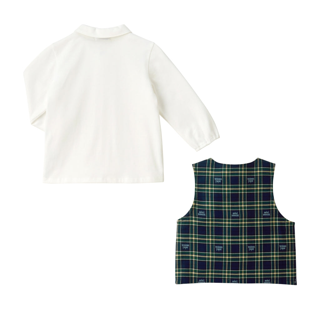 CHECKED BABY SET