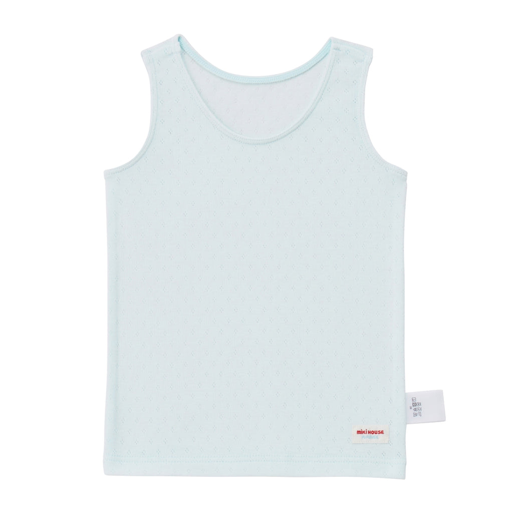 SKY BLUE TANK TOP WITH PATTERNS