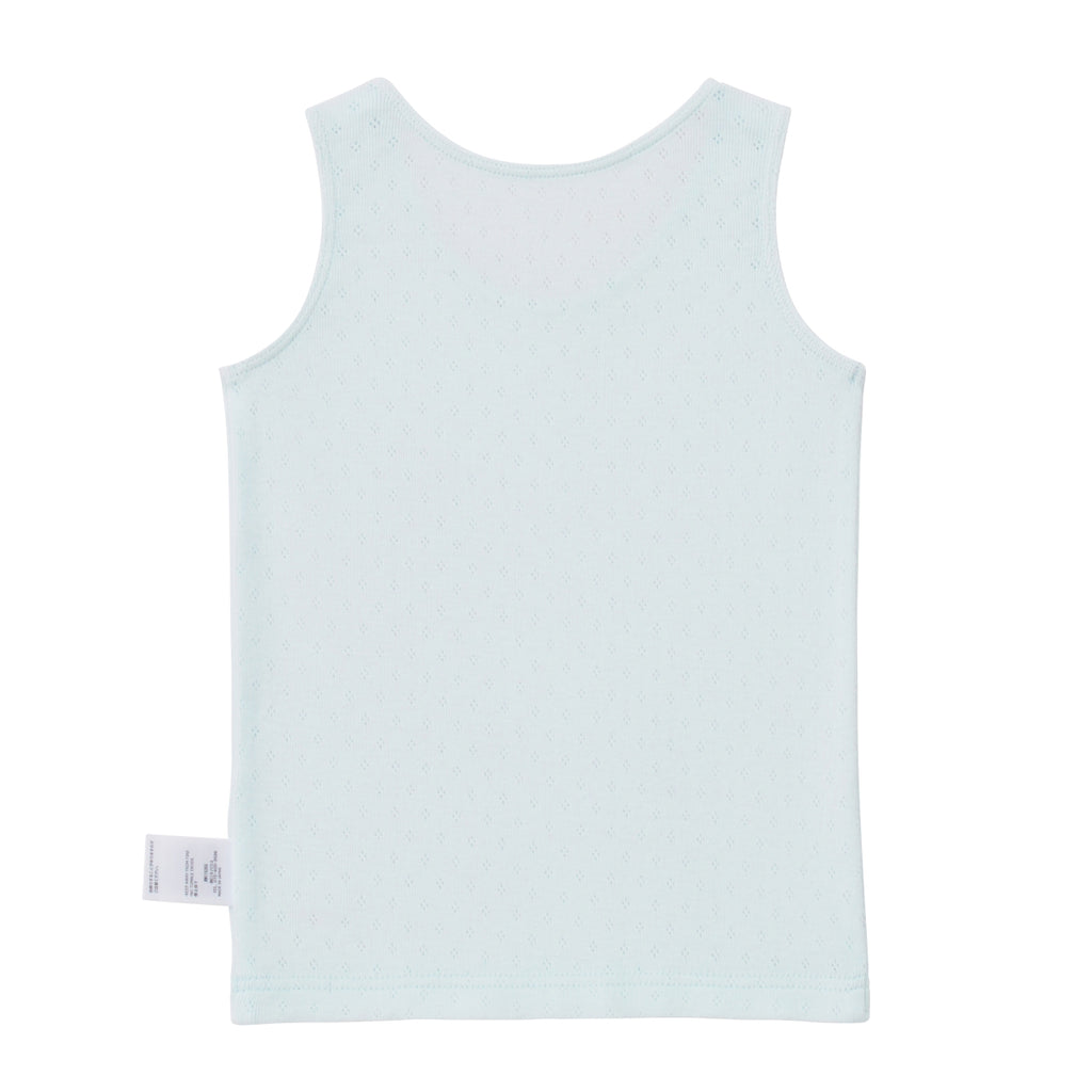 SKY BLUE TANK TOP WITH PATTERNS