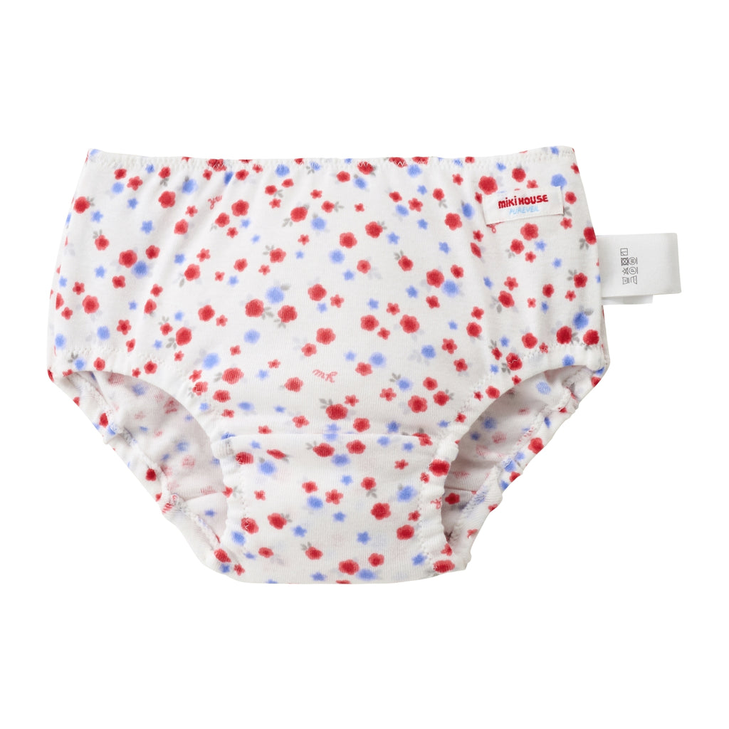 CULOTTE BLANCHE AVEC DES IMPRIMÉS À FLEURS