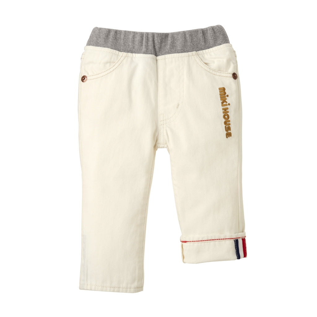 PANTALON BLANC DENIM PARIS