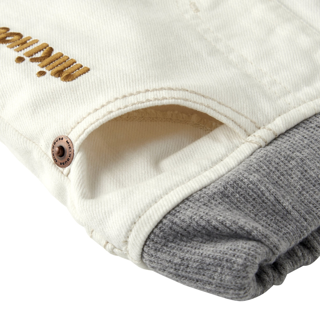 PANTALON BLANC DENIM PARIS