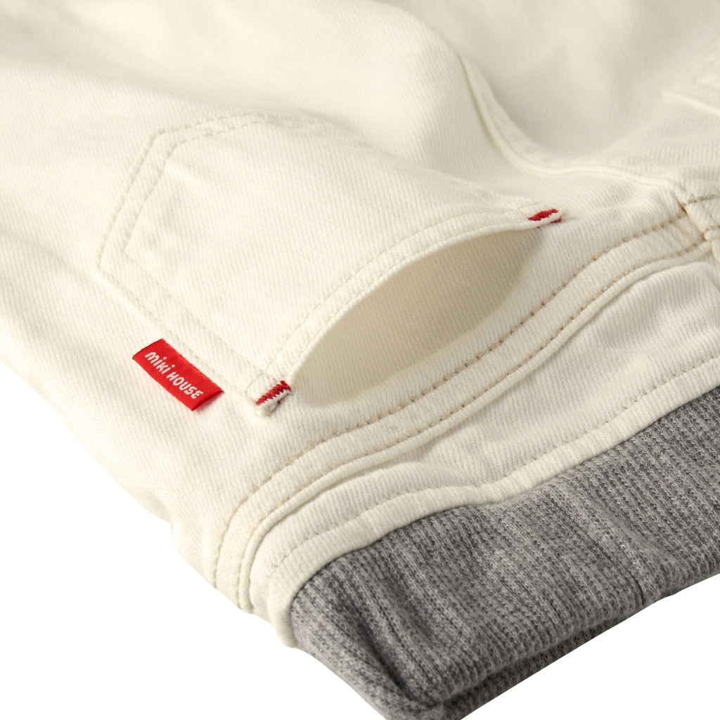 PANTALON BLANC DENIM PARIS