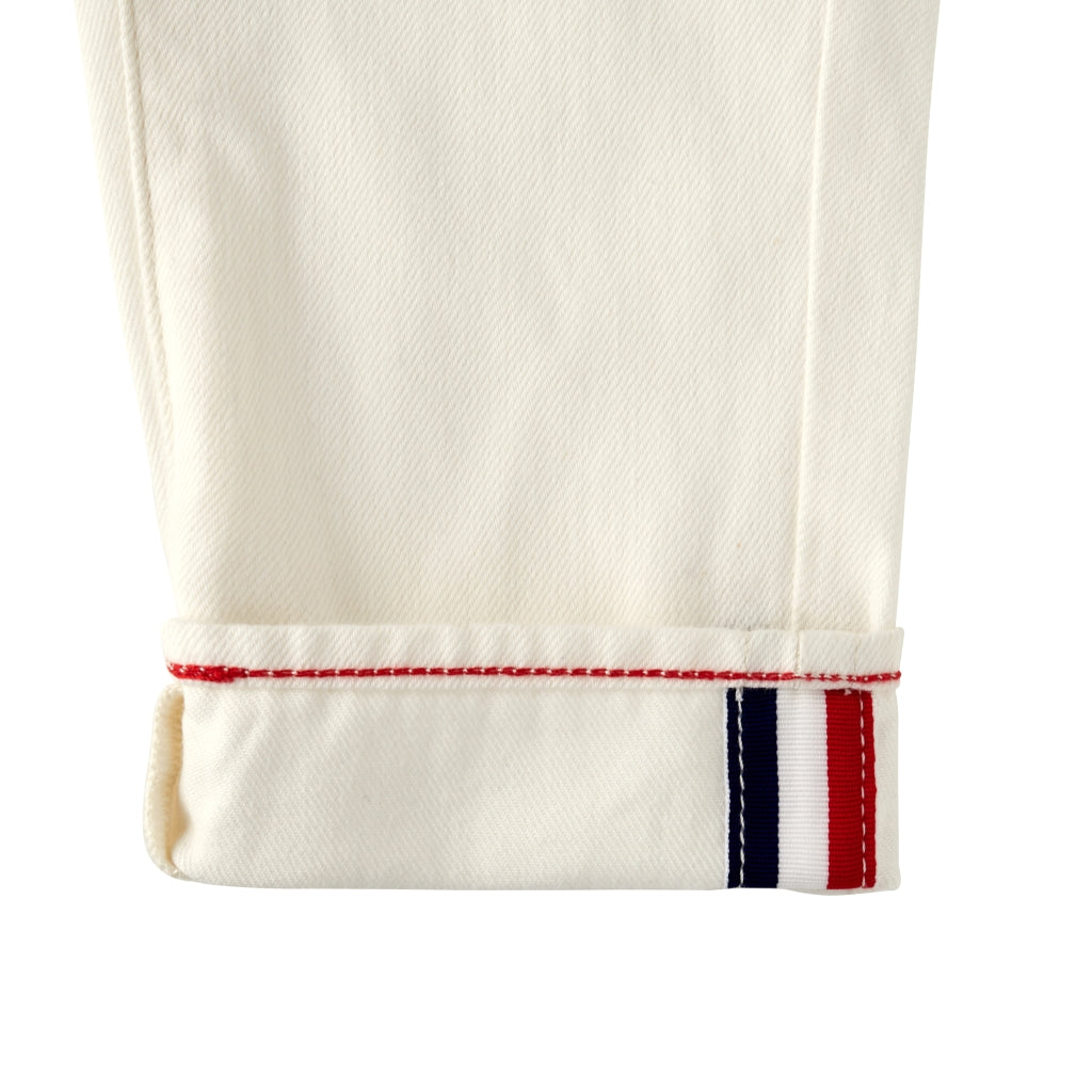 PANTALON BLANC DENIM PARIS
