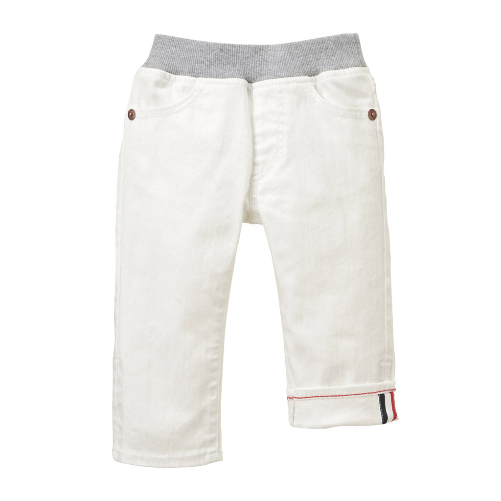 PANTALON DENIM BLANC