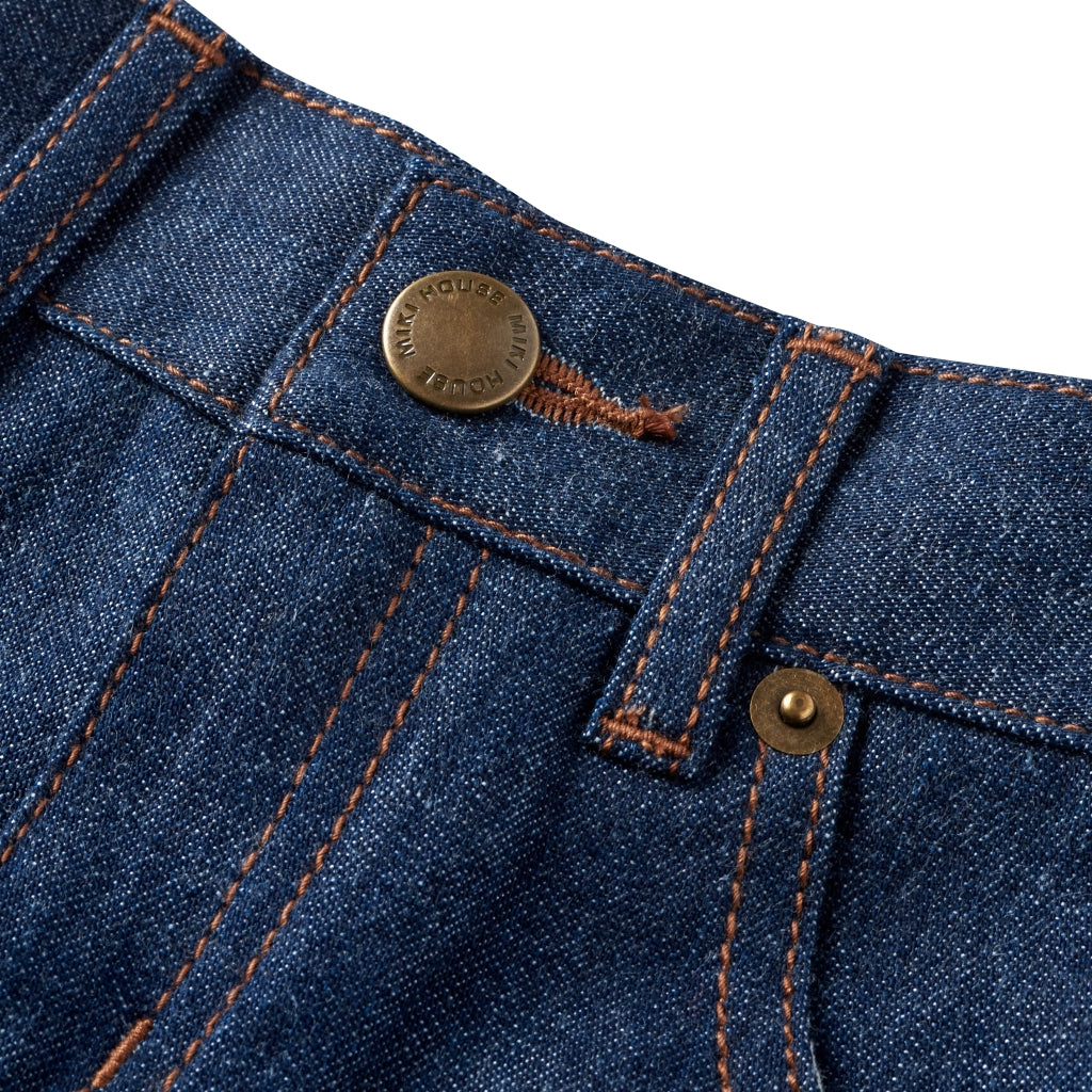 PANTALON DENIM BLEU MARINE