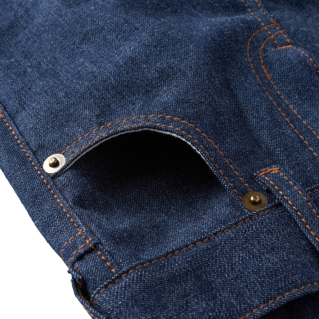 PANTALON DENIM BLEU MARINE