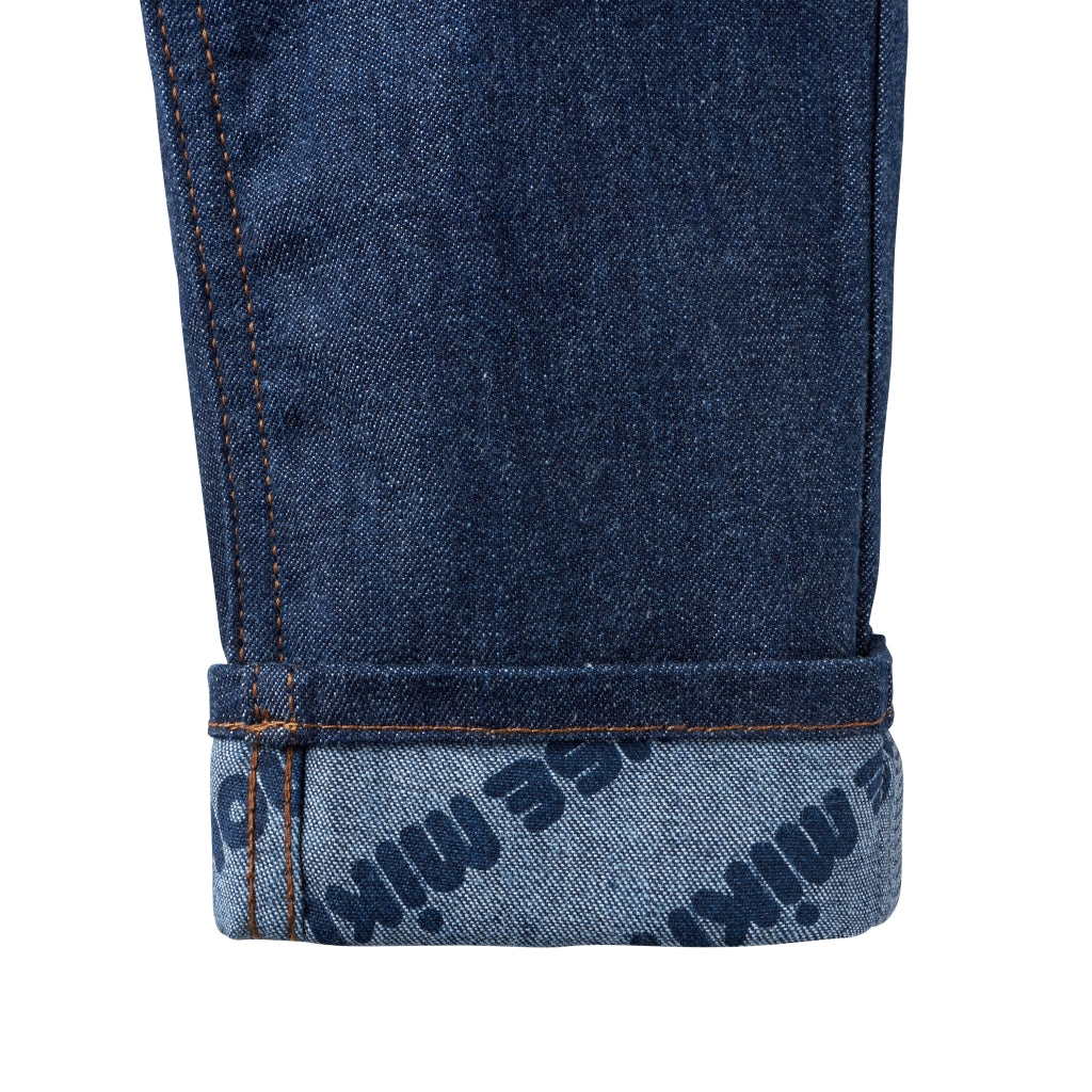 PANTALON DENIM BLEU MARINE