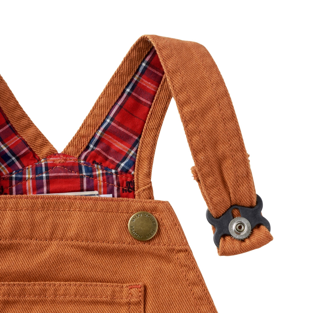 ORANGE COTTON OVERALLS