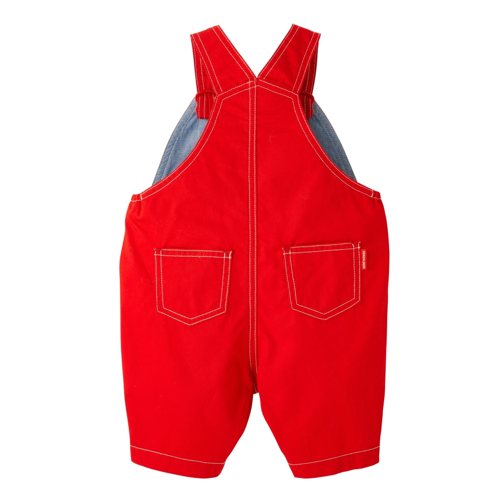 ICONIC RED OVERALLS