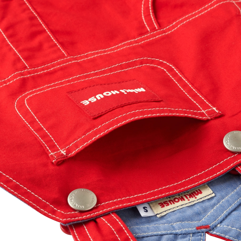 ICONIC RED OVERALLS