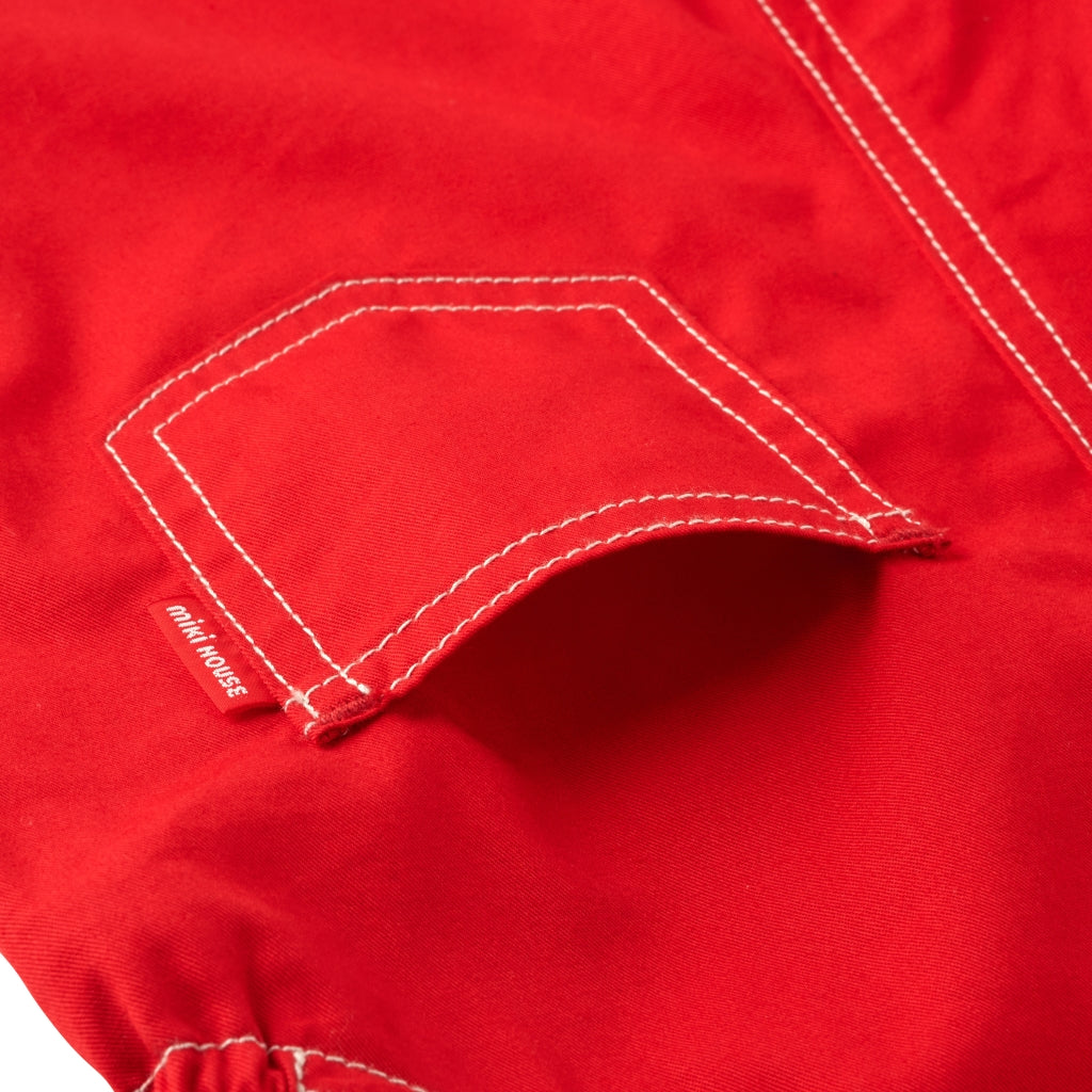 ICONIC RED OVERALLS