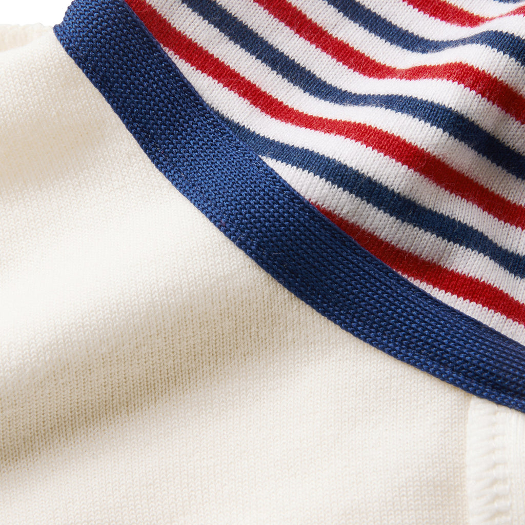 WHITE COTTON PONCHO