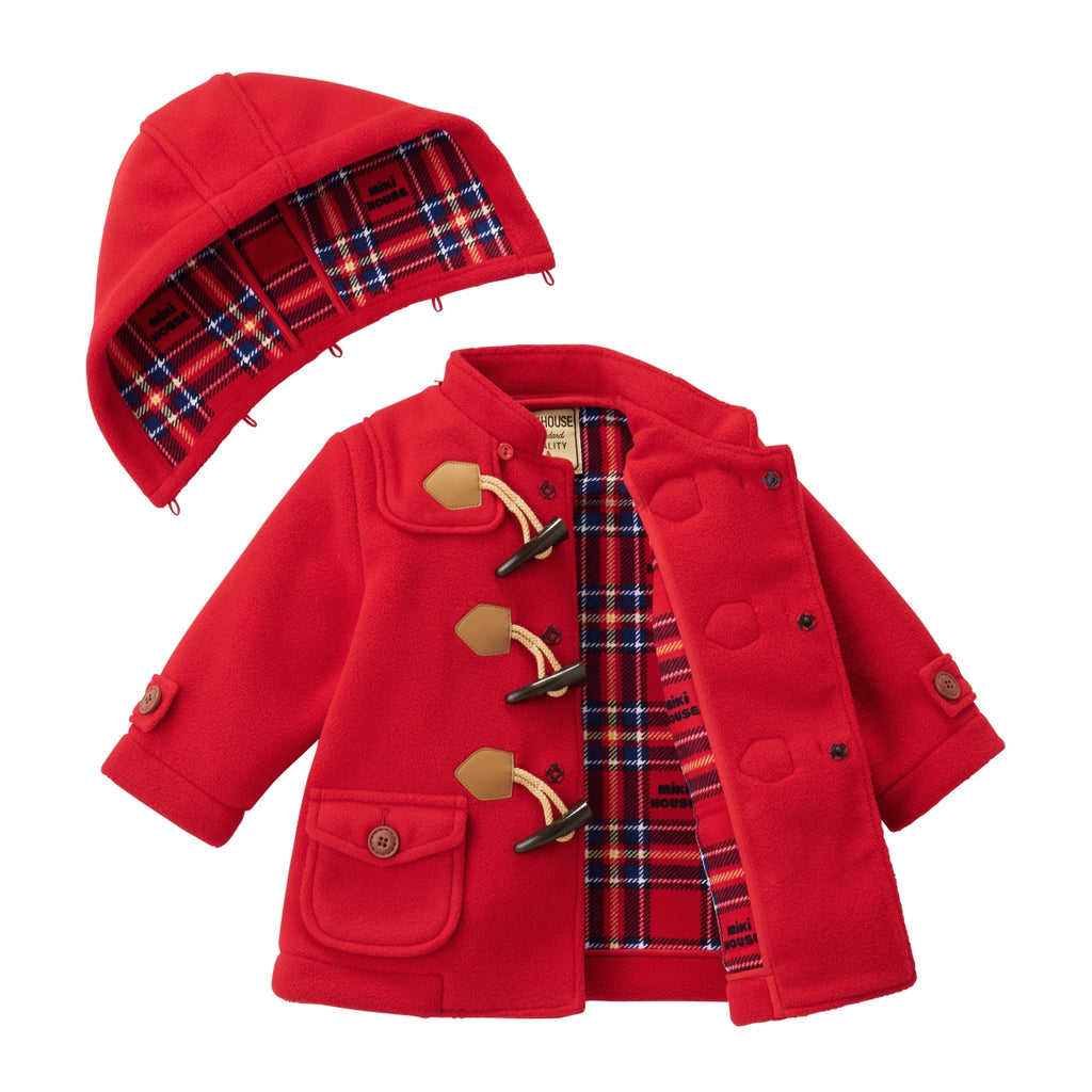 RED DUFFLE COAT