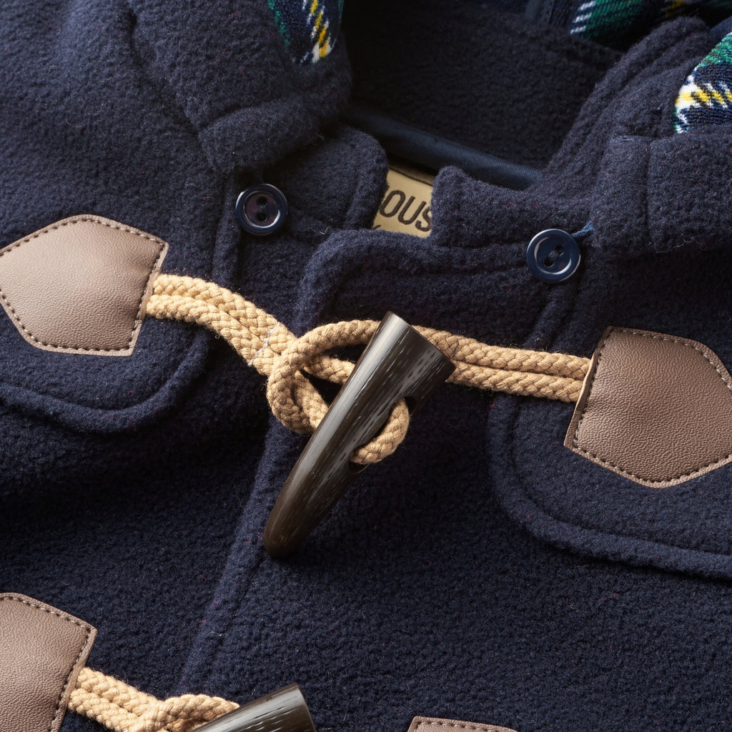 NAVY BLUE DUFFLE COAT