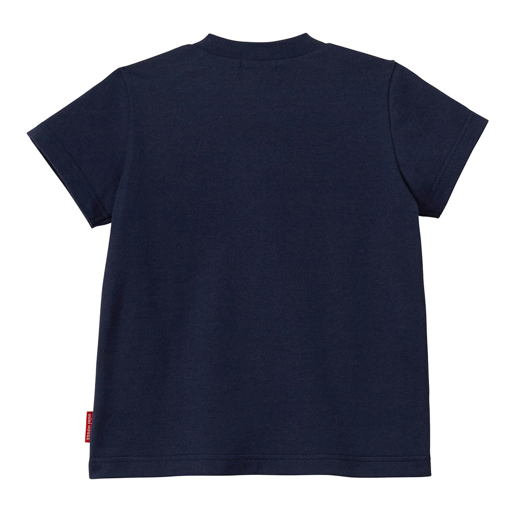 T-SHIRT EN COTON BLEU MARINE