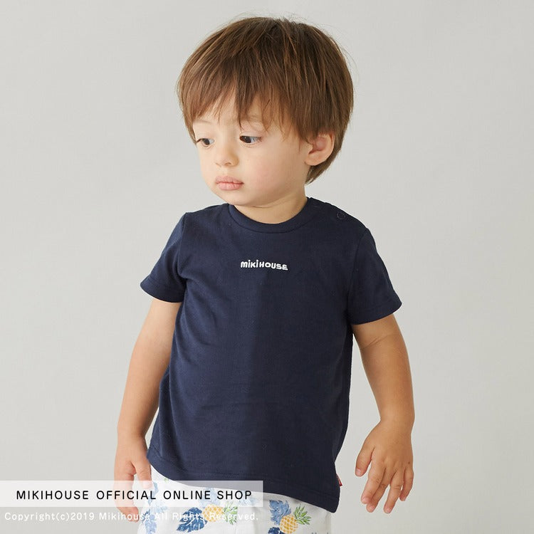 T-SHIRT EN COTON BLEU MARINE