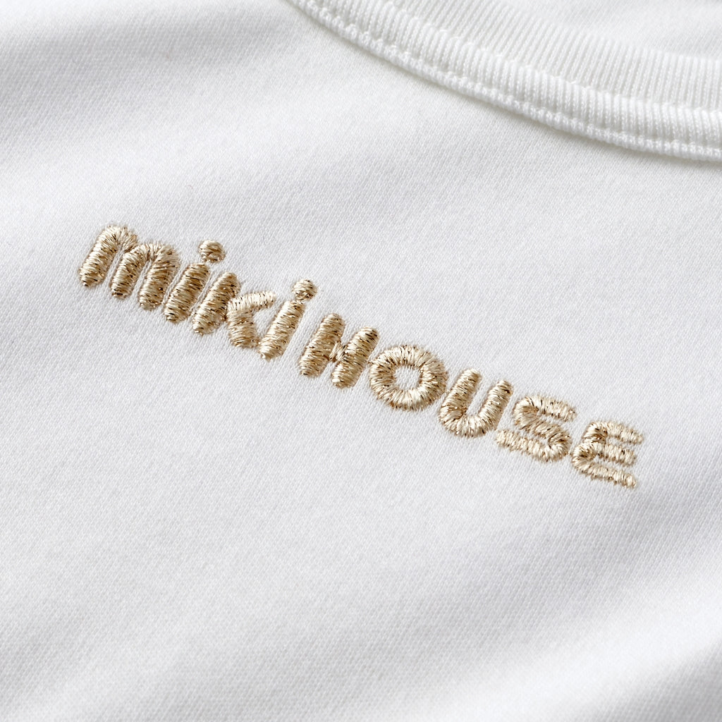 T-SHIRT BLANC À MANCHES LONGUES