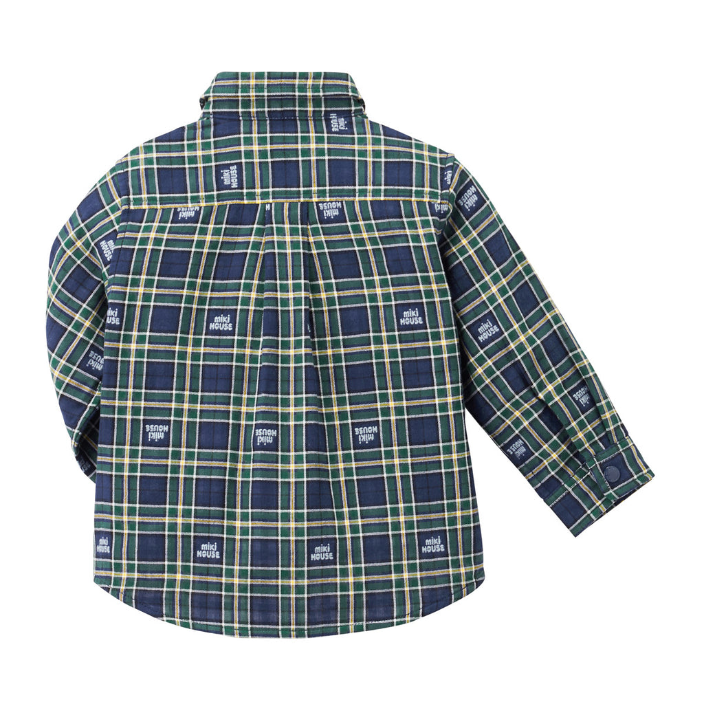 GREEN AND BLUE CHECKED SHIRT