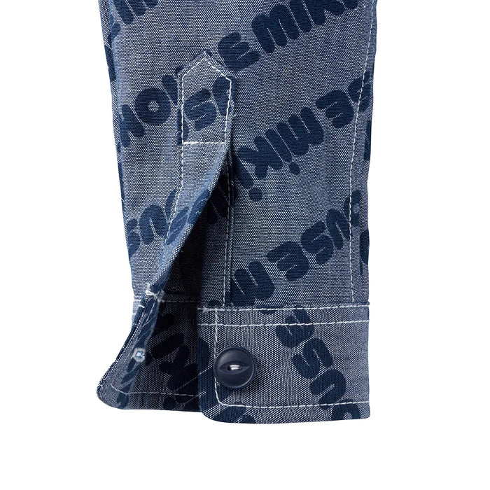 CHEMISE BLEU JEAN IMPRIMÉ MIKI HOUSE