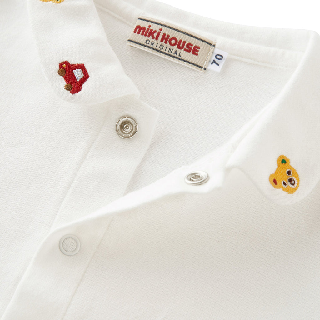 CHEMISIER EN COTON BLANC