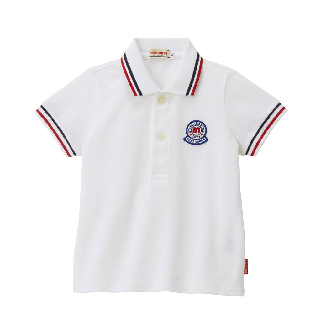 POLO EN COTON BLANC
