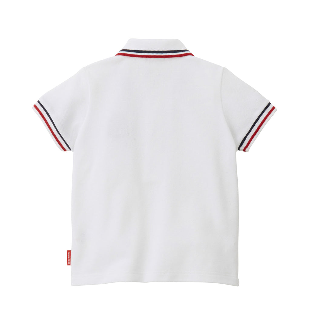 POLO EN COTON BLANC