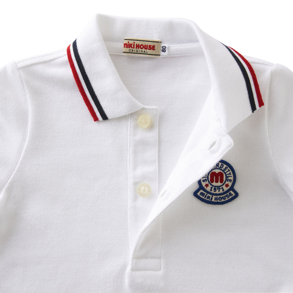 POLO EN COTON BLANC