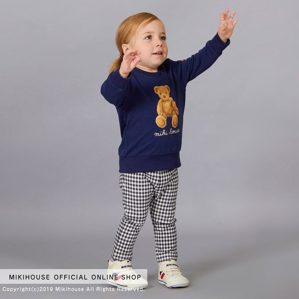 SWEATSHIRT TEDDY BEAR EN COTON BLEU MARINE