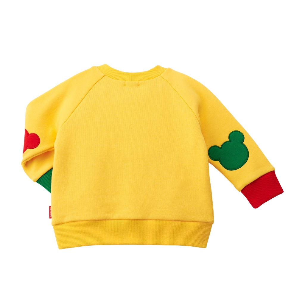 SWEAT SHIRT JAUNE WITH SMILES