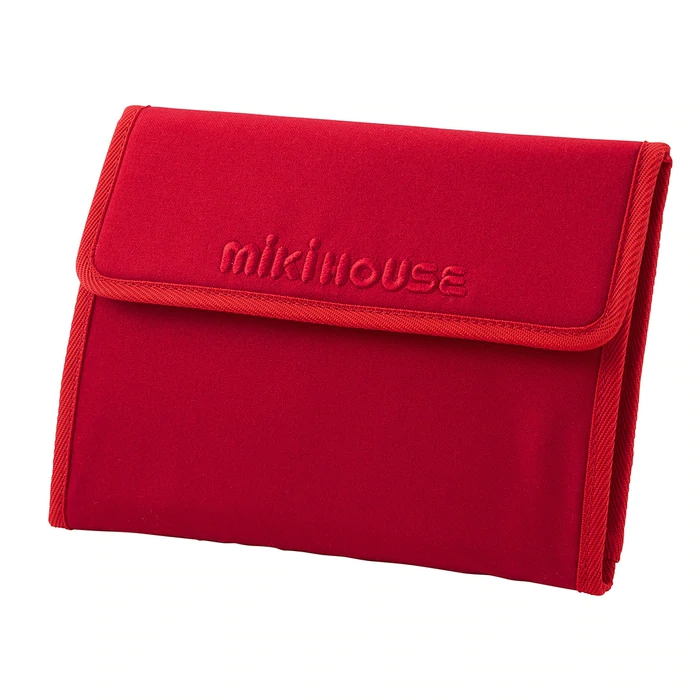 POCHETTE DE VOYAGE ROUGE MIKI HOUSE