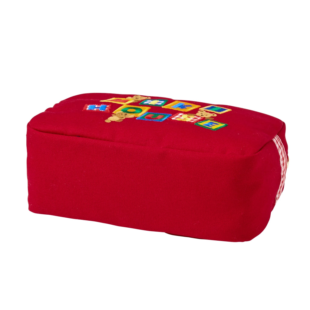 TROUSSE DE TOILETTE ROUGE PETIT OURSON