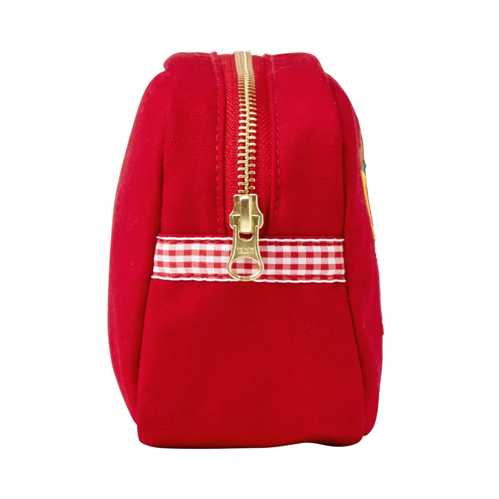 TROUSSE DE TOILETTE ROUGE PETIT OURSON