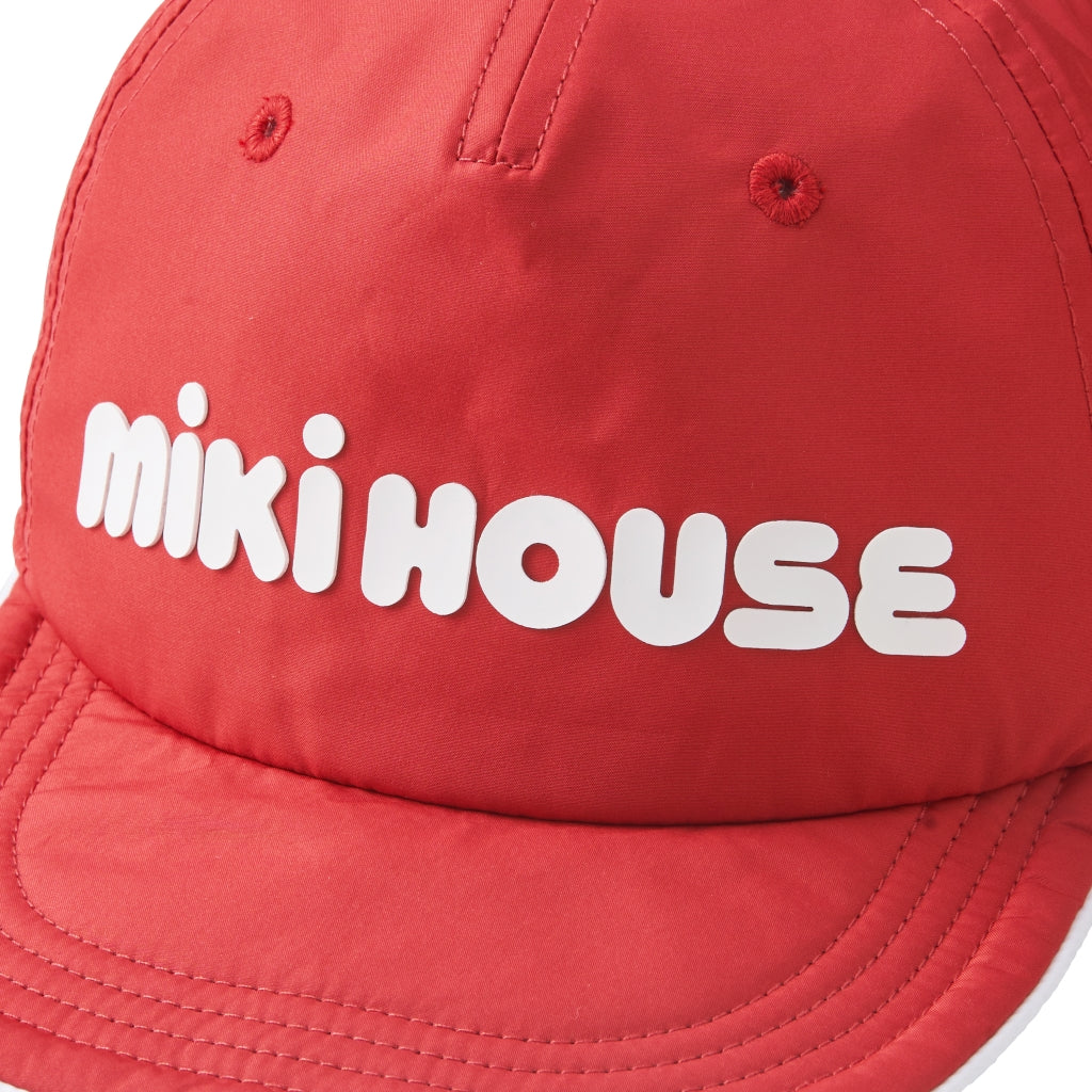 WATER-REPELLENT MIKI HOUSE RED CAP