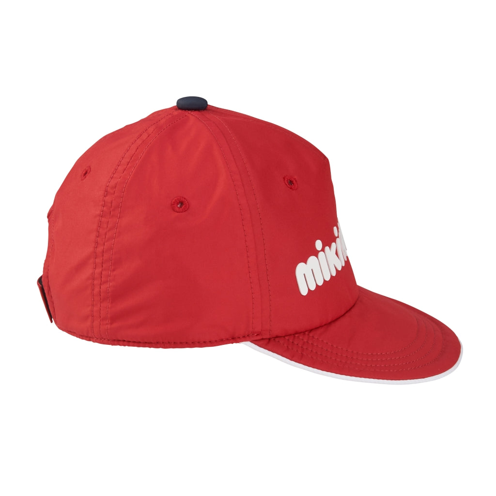 WATER-REPELLENT MIKI HOUSE RED CAP