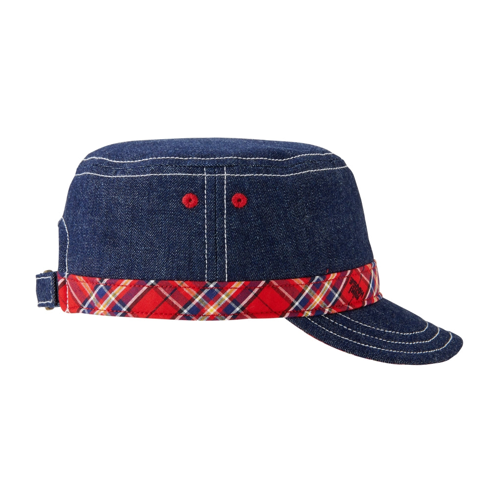CHECKED EDGE CAP